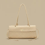 Bolso de Hombro con Costura Acolchada