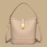 Bolso de Hombro con Cierre Dorado
