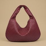Bolso Hobo para Mujeres - Bolso Grande de Cuero Trenzado