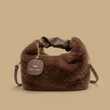 Bolso de Hombro con Asa de Piel Sintética