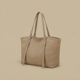 Bolsa Tote con Frontal Plisado