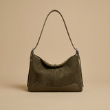 Bolso de Hombro con Panel Base en Contraste