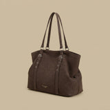 Bolsa Tote con Frontal Plisado