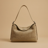 Bolso de Hombro con Panel Base en Contraste