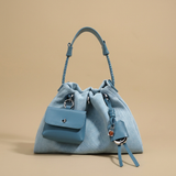 Bolso Hobo con Asa Trenzada