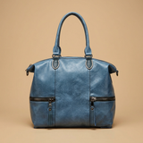 Bolso de Hombro con Doble Cierre