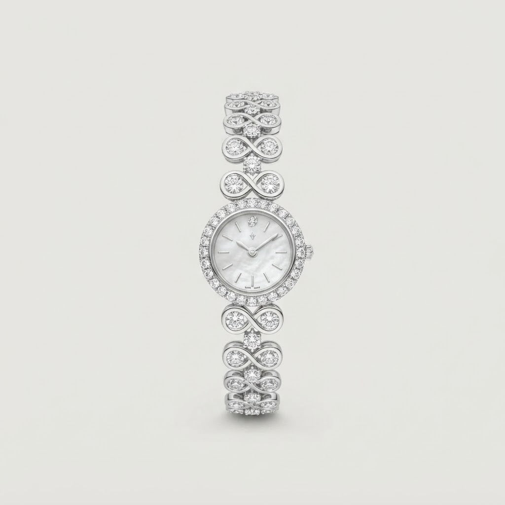 Reloj de acero inoxidable joya