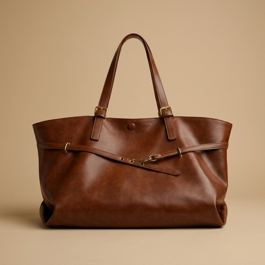 Bolso Tote Grande de Cuero para Mujeres
