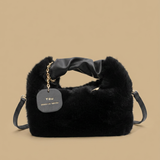Bolso de Hombro con Asa de Piel Sintética