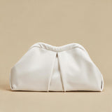 Bolso de Hombro con Frente Plisado