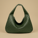 Bolso Hobo para Mujeres - Bolso Grande de Cuero Trenzado