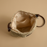 Bolso de Hombro para Mujeres de Paja Tejida