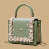 Bolso Bandolera con Encaje Floral