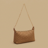 Bolso de Hombro con Textura Tejida