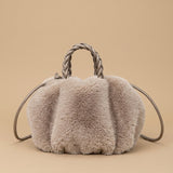 Bolso Cruzado Diseño Nube de Felpa