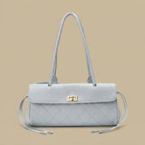 Bolso de Hombro con Costura Acolchada