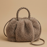 Bolso Cruzado Diseño Nube de Felpa