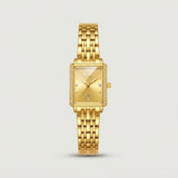 Reloj Metálico Rectangular de Pulsera