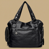 Bolso Tote para Mujeres con Cuero Tachonado y Borlas