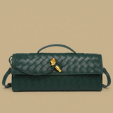 Bolso de Mano Cruzado de Cuero Trenzado