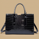 Bolso Tote con Acabado en Relieve de Cocodrilo