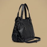 Bolso Tote para Mujeres con Cuero Tachonado y Borlas