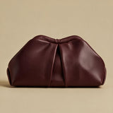 Bolso de Hombro con Frente Plisado