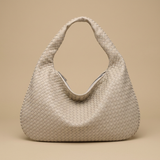 Bolso Hobo para Mujeres - Bolso Grande de Cuero Trenzado