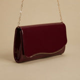 Bolso Cruzado con Detalle de Borde en Onda