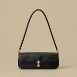 Bolso de Hombro con Cierre Oblongo