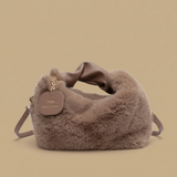 Bolso de Hombro con Asa de Piel Sintética