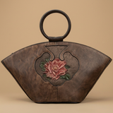 Bolso de Hombro con Aplique Floral