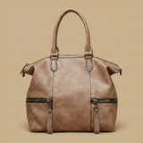 Bolso de Hombro con Doble Cierre