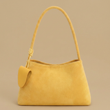 Bolso de Hombro de Ante para Mujeres Mini Bolso de Mano