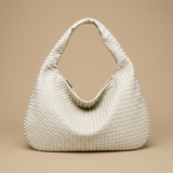 Bolso Hobo para Mujeres - Bolso Grande de Cuero Trenzado