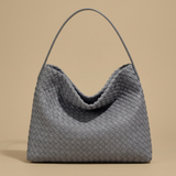 Bolso Hobo de Textura de Ante Tejido