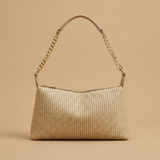 Bolso de Hombro con Textura Tejida