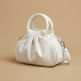Bolso de Hombro con Pliegues Escultóricos