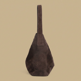 Bolso Hobo con Acabado de Ante