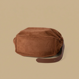 Bolso Hobo con Textura de Ante