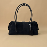 Bolso de Hombro con Doble Cierre