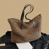 Bolso Tote con Textura Tejida