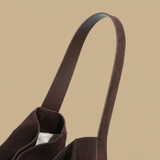 Bolso Hobo con Acabado de Ante