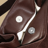 Bolso Hobo con Acabado de Ante