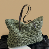 Bolso Tote con Textura Tejida