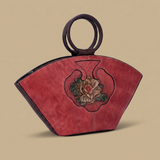 Bolso de Hombro con Aplique Floral