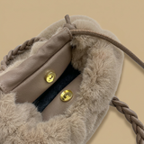 Bolso Cruzado Diseño Nube de Felpa
